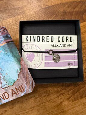 Alex and Ani Kindred Cord Love Token Bracelet, NIB